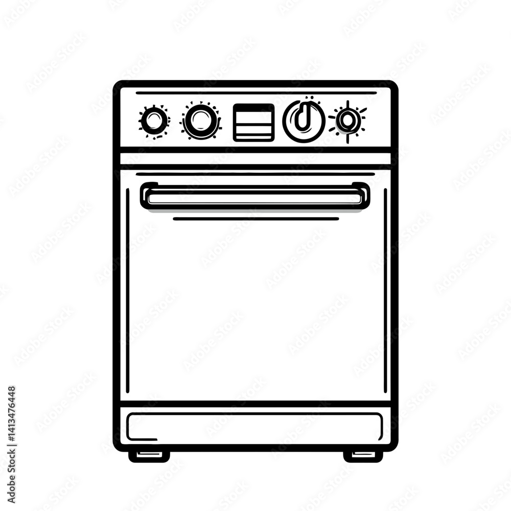 Minimalist single line icon of a dishwasher design for modern kitchens and efficient dish cleaning solutions Minimalist single line icon of a dishwasher design for modern kitchens and efficient dish cleaning solutions