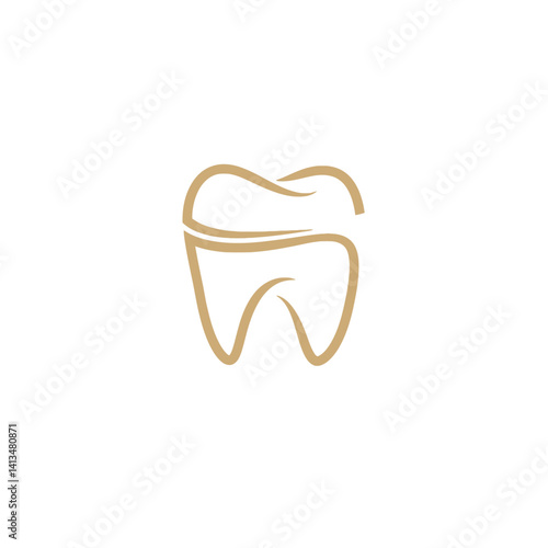 Minimalist Dental Clinic Logo Design