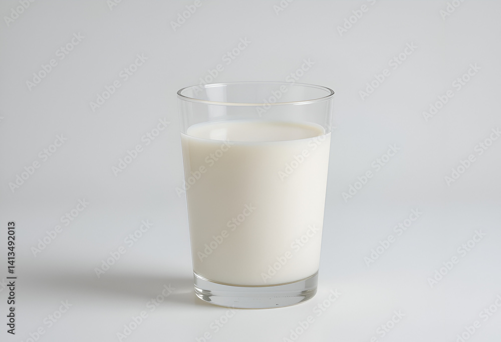 Transparent glass of fresh, white milk isolated against white background,A glass of fresh milk isolated on a white background,Tall glass filled with fresh milk positioned against crisp white backgroun Transparent glass of fresh, white milk isolated against white background,A glass of fresh milk isolated on a white background,Tall glass filled with fresh milk positioned against crisp white backgroun