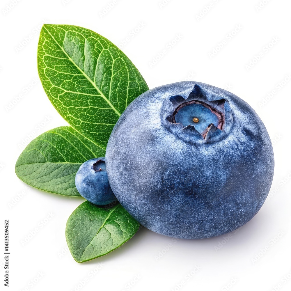 Obraz premium blueberries isolated on white background