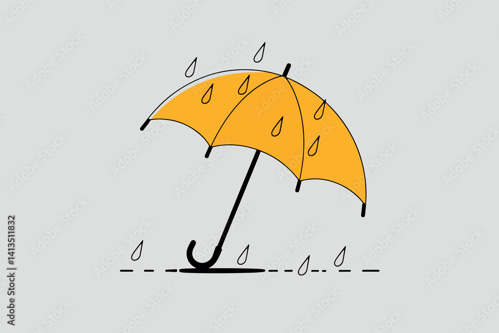 Umbrella, business concept and strategy