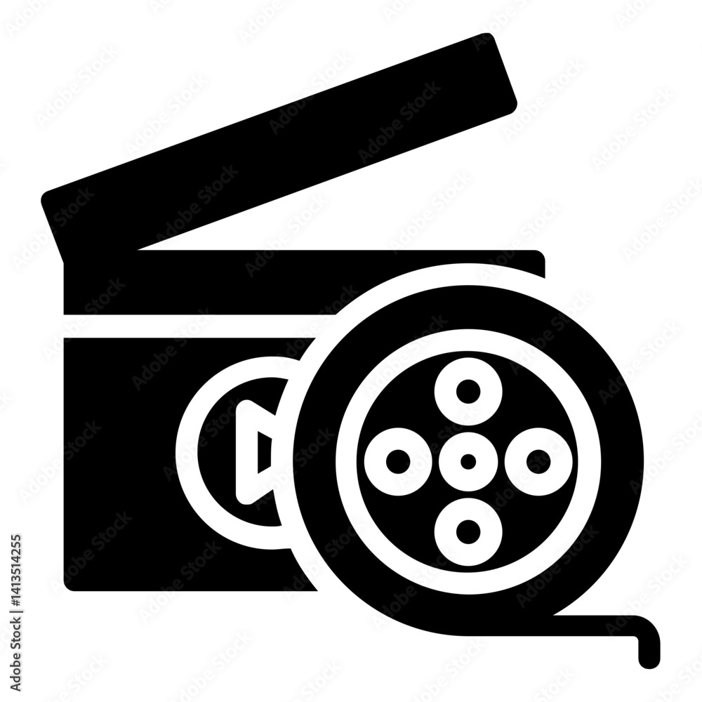 Naklejka premium film icon