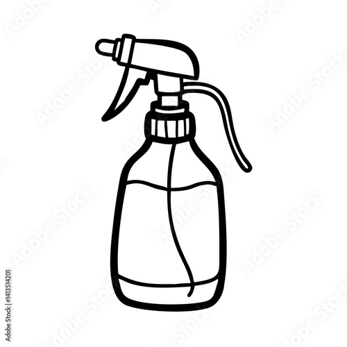 Garden sprayer icon for plant care, gardening concept