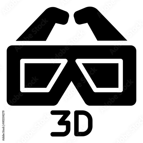3d glasses icon