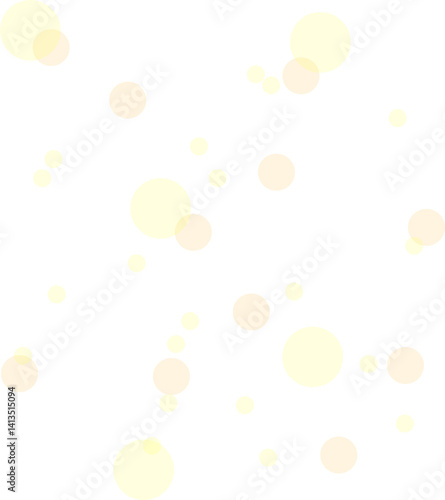 golden light bokeh , abstract on transparent, png. Abstract blur texture of golden sparkles, magic dust or confetti