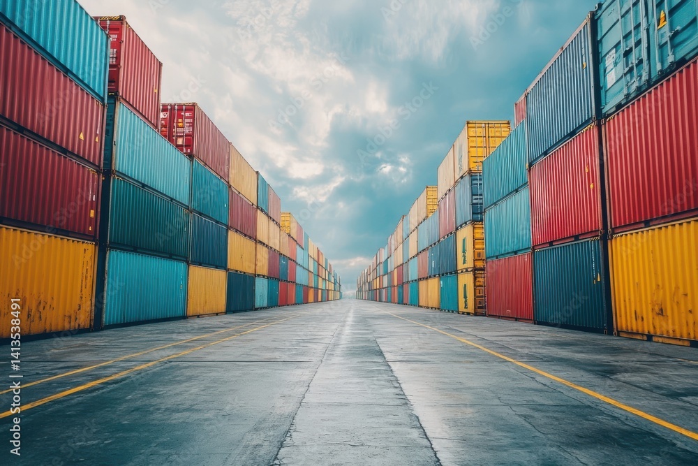 custom made wallpaper toronto digitalA train covered with flags of the United States and China symbolizing the ongoing tariff war between the two countries and its economic impact.