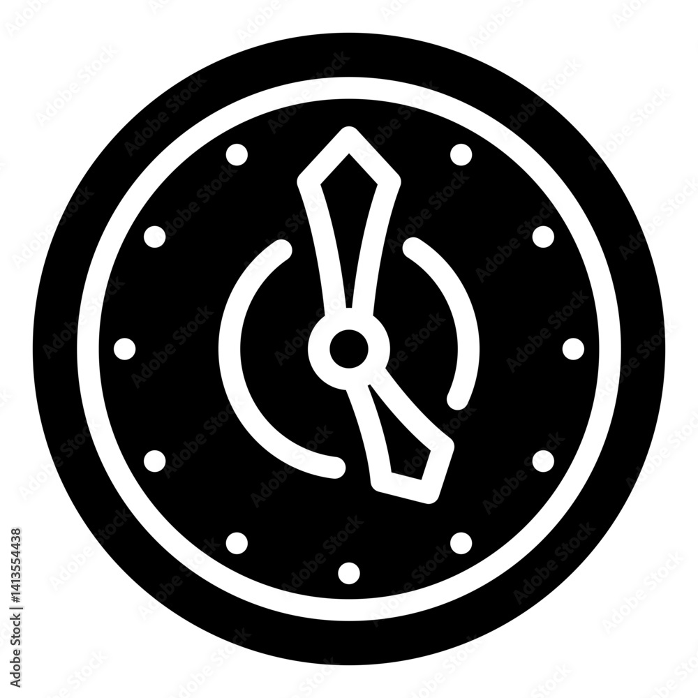 Fototapeta premium Round Wall Clock