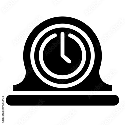 Round Desk Clock