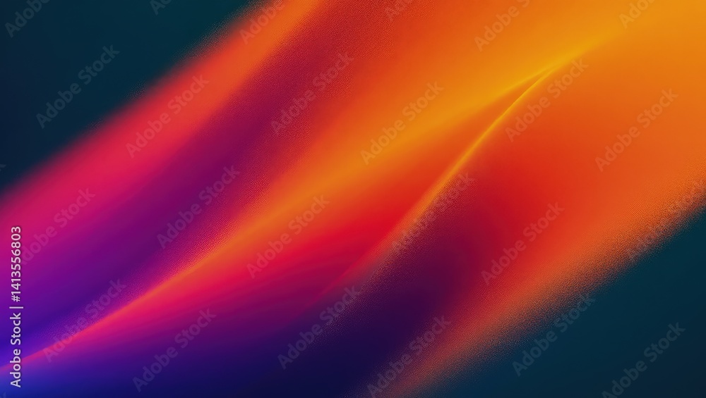 Obraz premium Abstract glowing noise texture background, purple red black grainy color gradient shape, vibrant banner header cover wallpaper poster design
