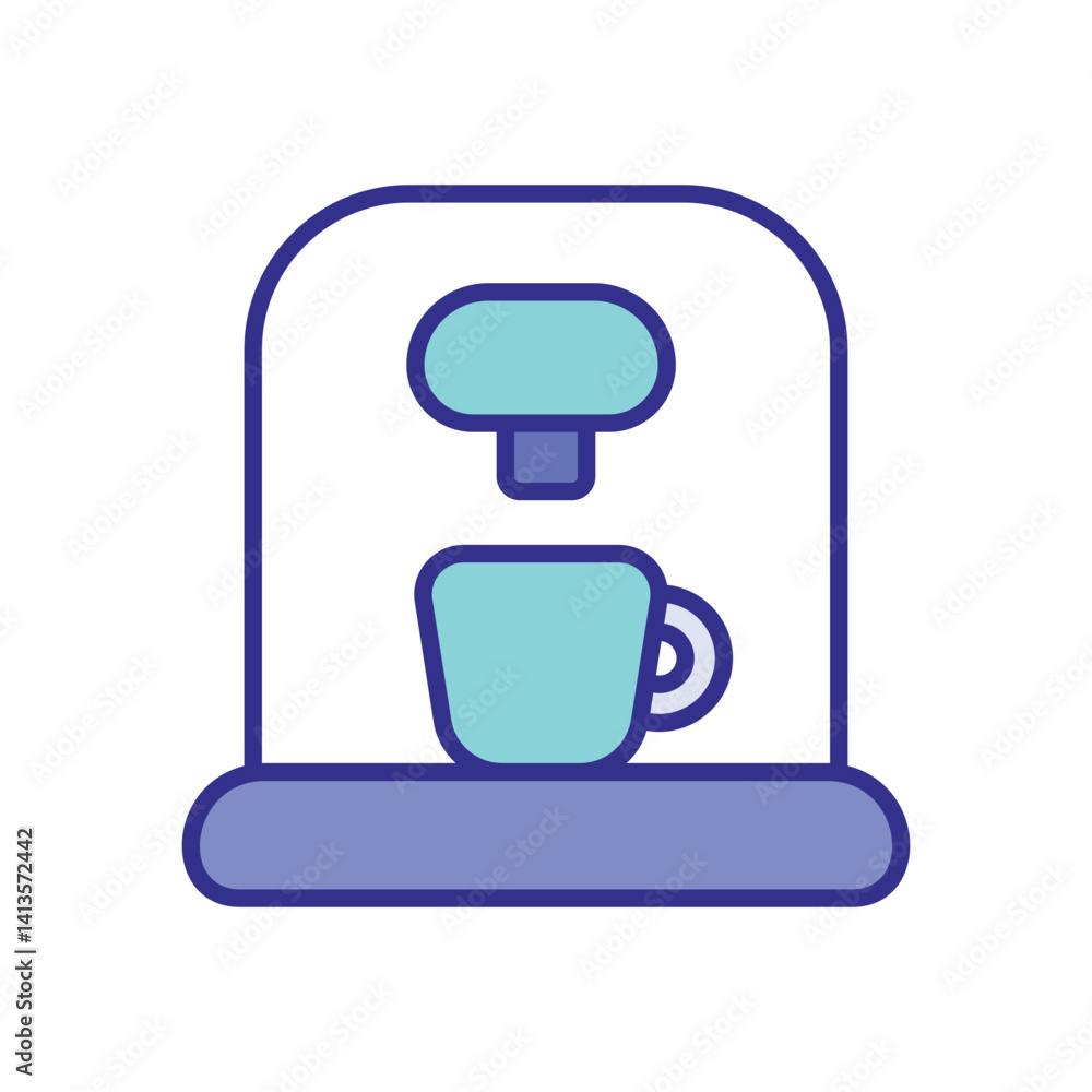 Obraz premium Machine icon vector stock illustration