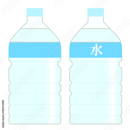 ペットボトルの水