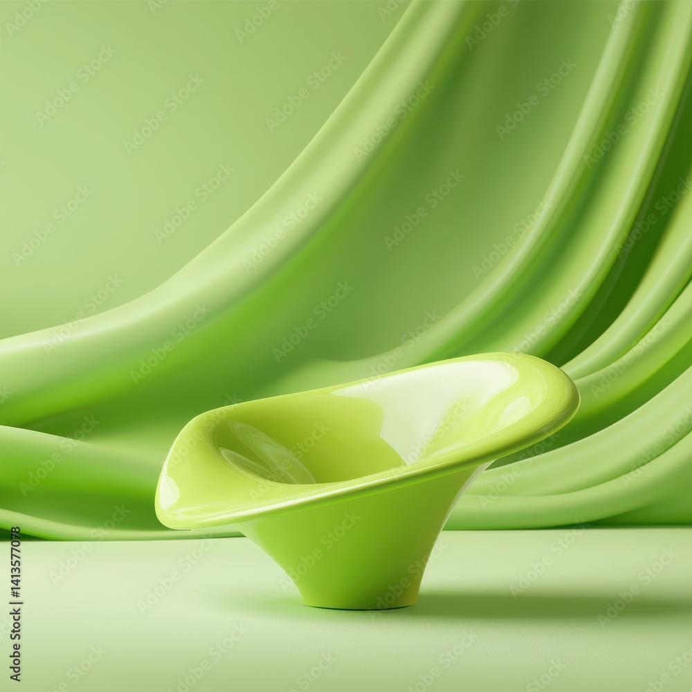 custom made wallpaper toronto digitalPlayful sustainable optimization funnel interior design visual art contemporary bright green aesthetics minimalist viewpoint