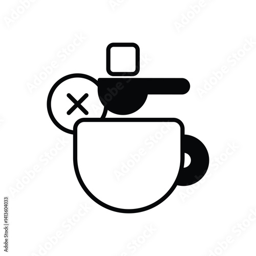 Sugarless icon vector stock illustration