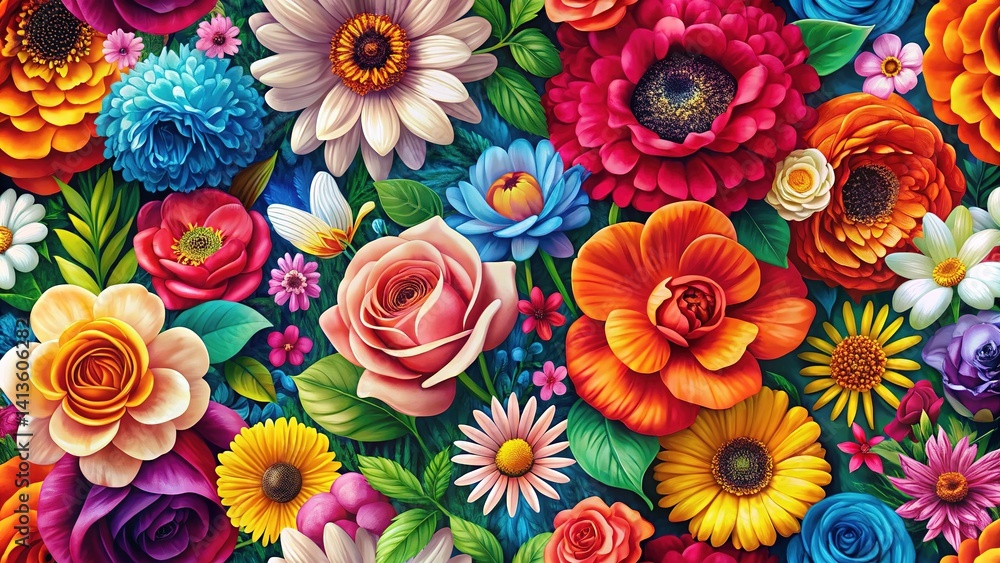 Bold Flower Pattern for Product Styling Bold Flower Pattern for Product Styling