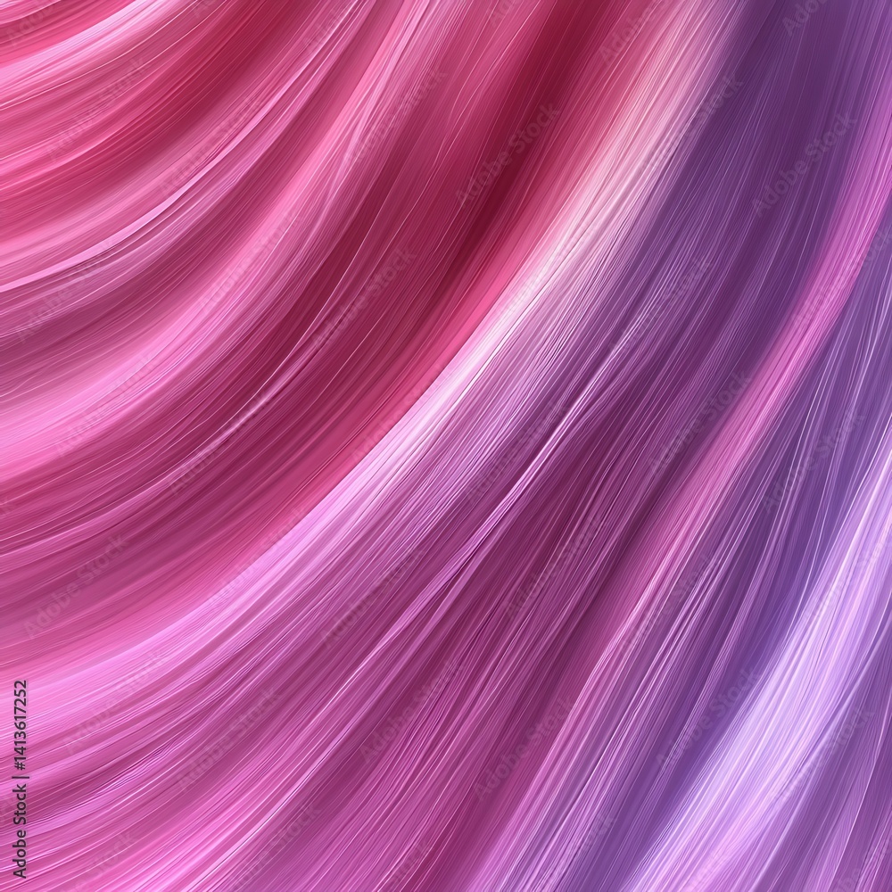 Fototapeta premium Abstract pink and purple flowing lines