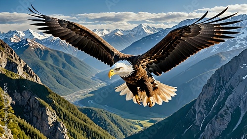 Wallpaper Mural eagle in flight Torontodigital.ca