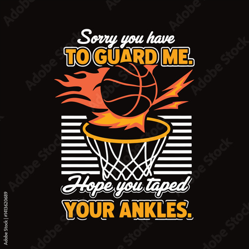 Basketball T-Shirt Design for Players, Fans, and Street wear Style