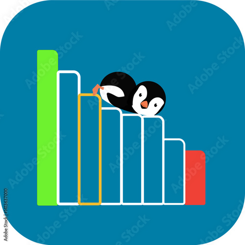 Stocks Icon Penguin Attack
