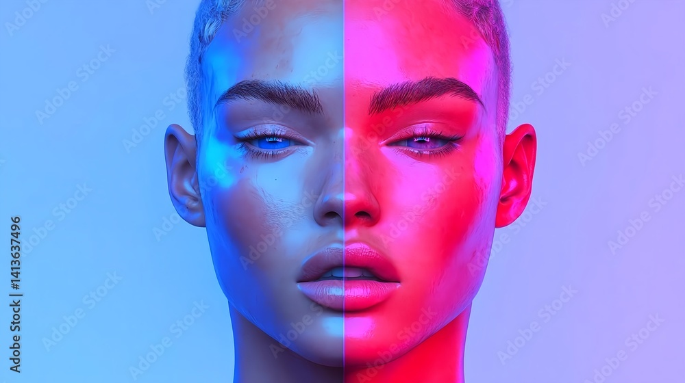 Showcase of Individuality with Dual Tones and Unique Faces Showcase of Individuality with Dual Tones and Unique Faces