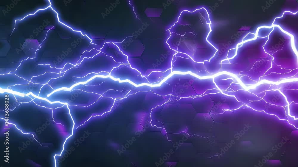 Electric energy flows through a hexagonal grid