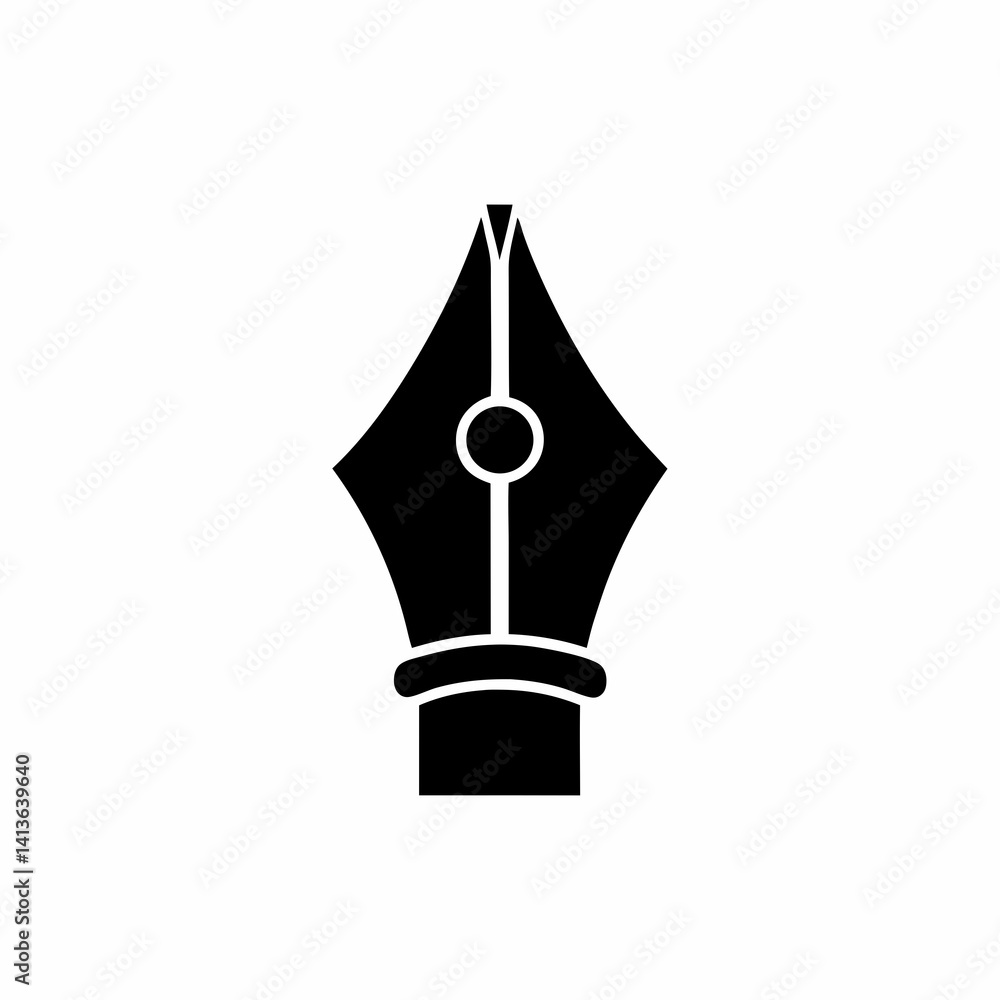 Obraz premium creative details Drafting Pen Icon Vector Illustration