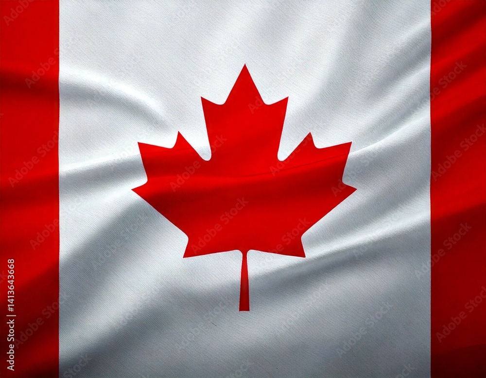 Obraz premium One flag of Canada. National country symbol 