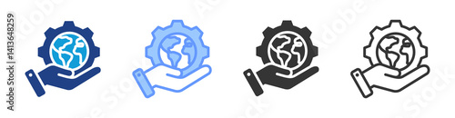Csr icon set multiple style collection