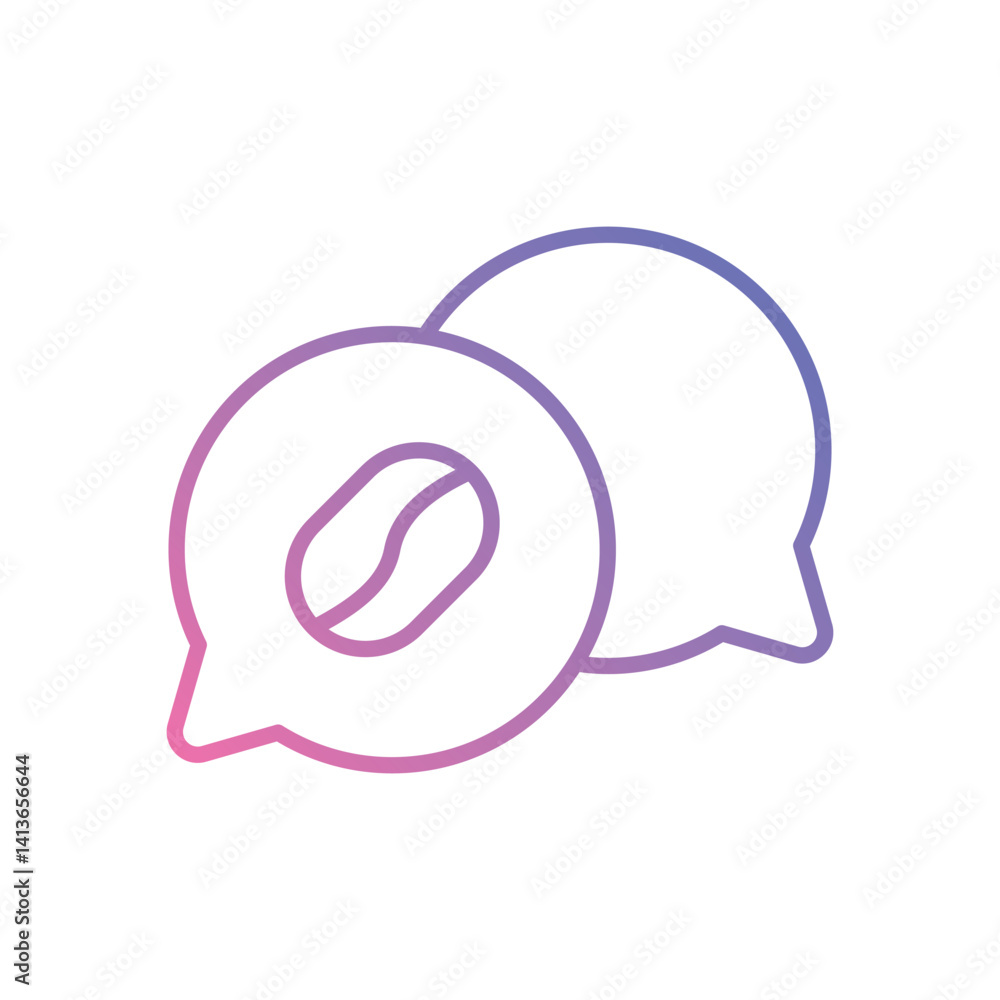 Coffee Or Tea icon vector stock illustration