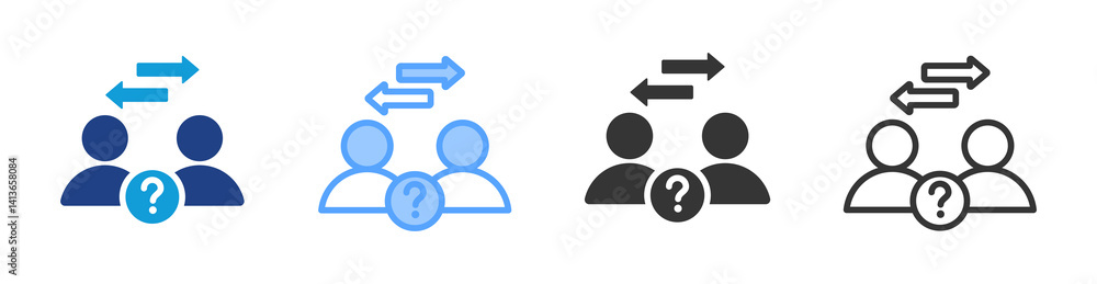 Dispute Resolution icon set multiple style collection Dispute Resolution icon set multiple style collection