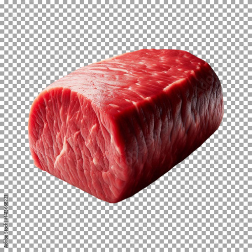 A simple, unadorned cut of beef, disp, Fresh Raw Beef Steak Cut on transparent background, png, psd
