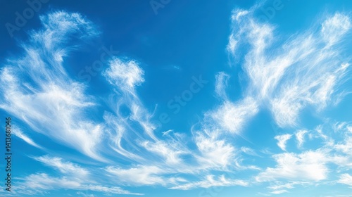 Serene Sky: A Canvas of Cirrus Clouds