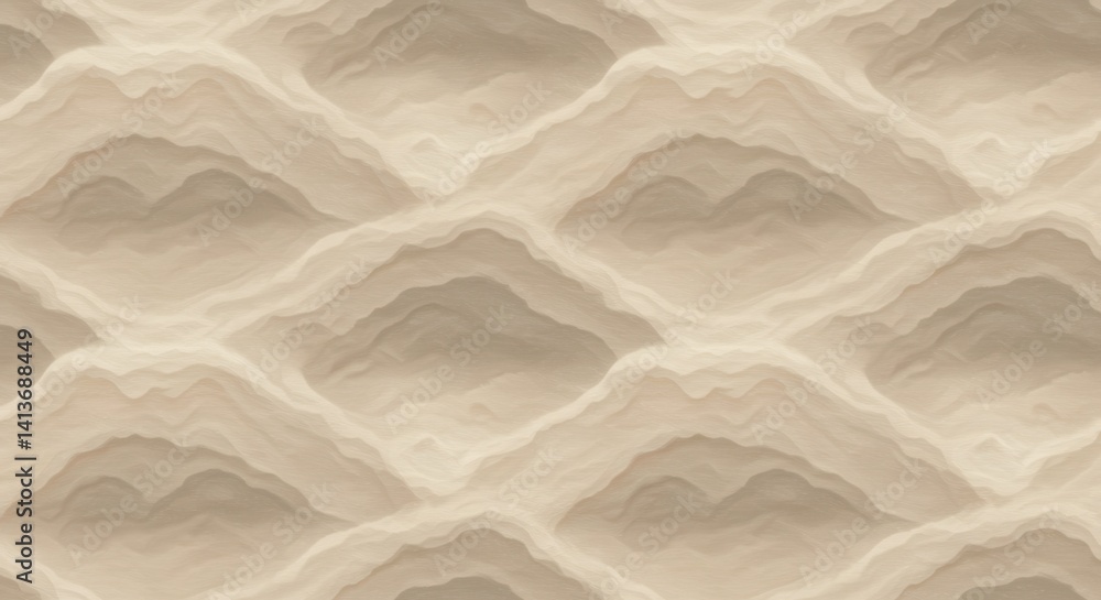 Fototapeta premium Seamless sand dune pattern forming a textured background image