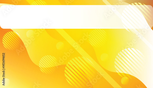 Wavy Background with Lines, Circle. For Cover Page, Landing Page, Banner. Vector Illustration