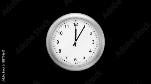 Wallpaper Mural Clock Passing Time on the Wall - Fast Watch Timelapse of Fleeting Moment  Torontodigital.ca