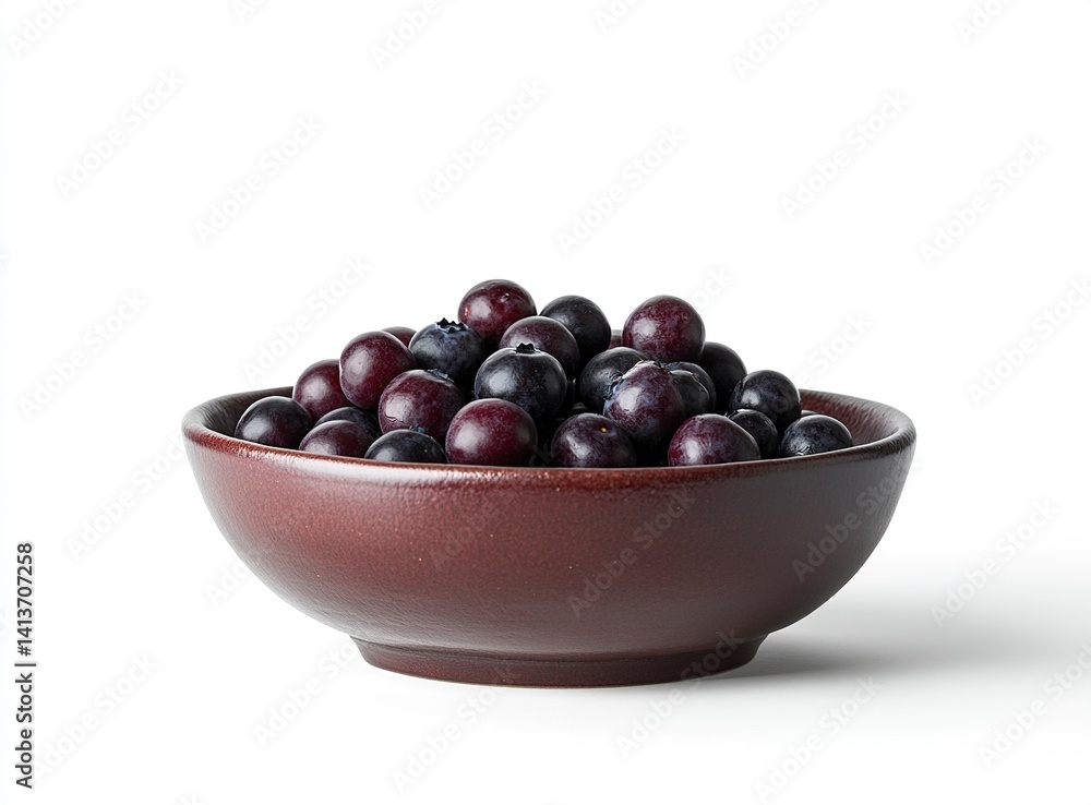 A bowl of fresh blueberries against a white background, side view, high-resolution photography, stock photo, commercial photoshoot, high-key lighting, bright colors, minimalistic, clean, sharp focus, A bowl of fresh blueberries against a white background, side view, high-resolution photography, stock photo, commercial photoshoot, high-key lighting, bright colors, minimalistic, clean, sharp focus,
