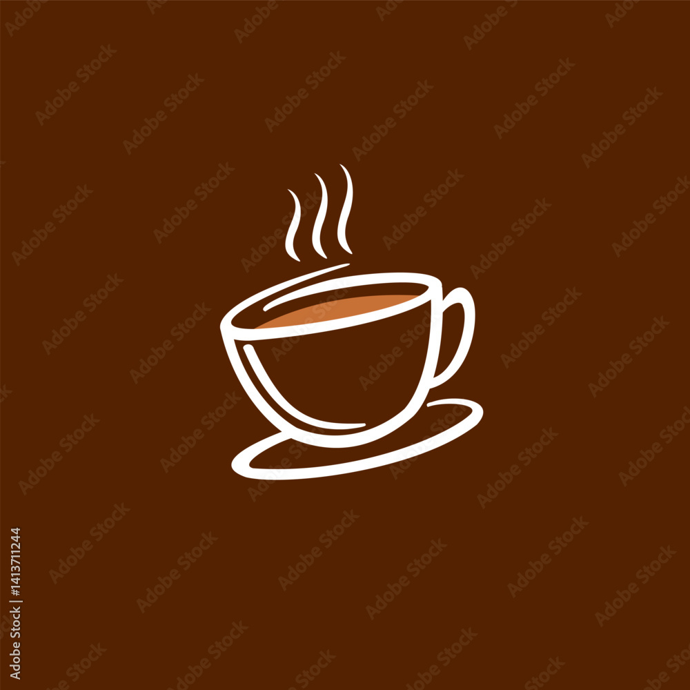 Coffe Logo, coffe illustration logo vector Coffe Logo, coffe illustration logo vector