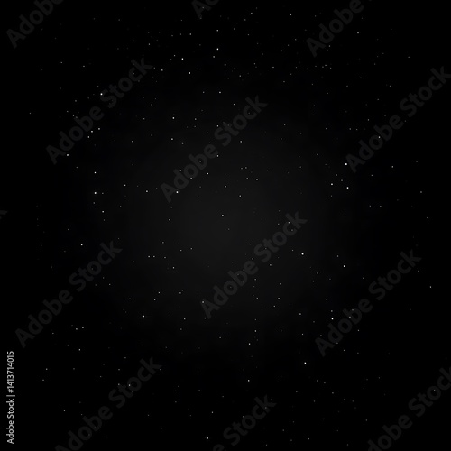 Dark night sky with scattered stars
