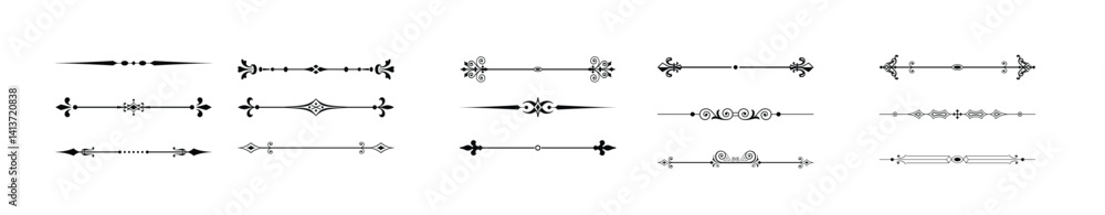 custom made wallpaper toronto digital Classic line separators. Flourishes decorative dividers, book embellishment decoration ornaments, vintage text calligraphic boarders