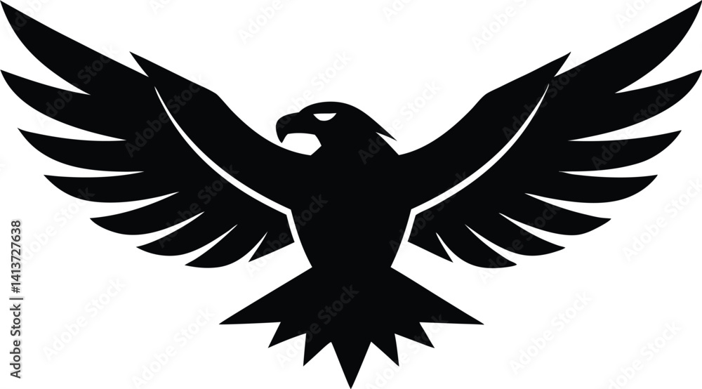 Obraz premium eagle vector icon.
