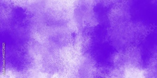 Colorful purple, pink watercolor background. Watercolor background. Abstract grunge texture. Fantasy magical sunny sky pastel background is fluffy white cloud. Freedom wallpaper concept. 