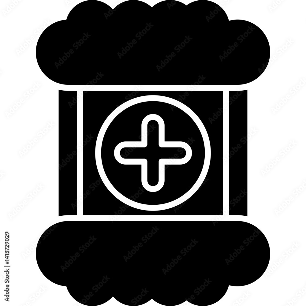 Obraz premium Cotton Wool Icon