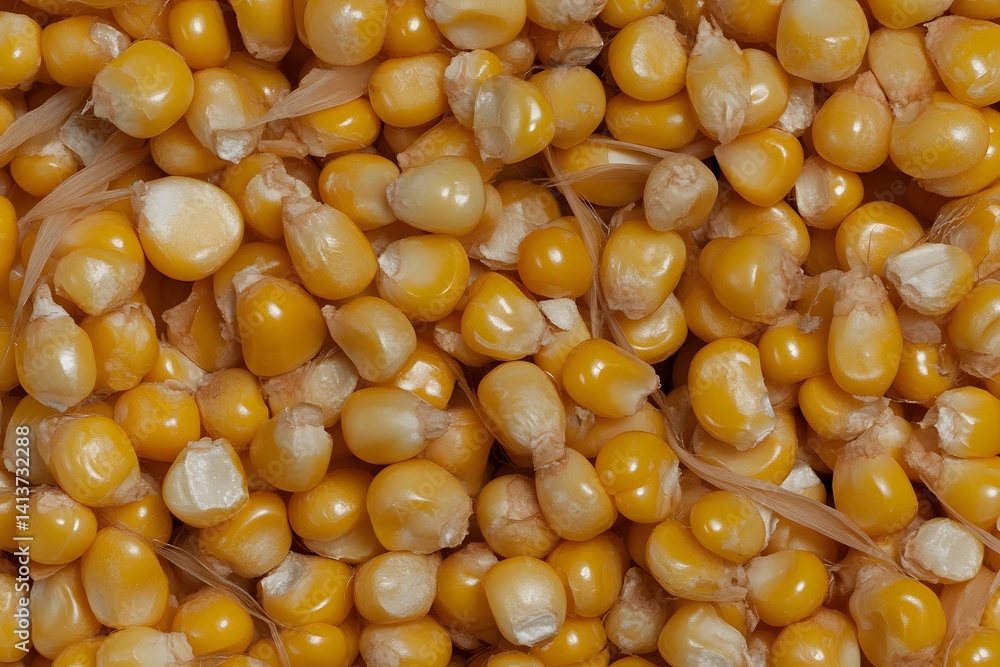 Close Up of Golden Corn Kernels Texture Background Close Up of Golden Corn Kernels Texture Background
