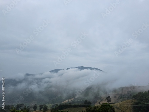 time lapse of clouds over the mountains