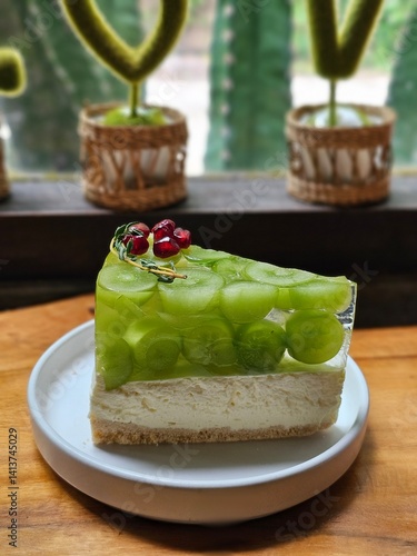 Muscat Grape Cheesecake