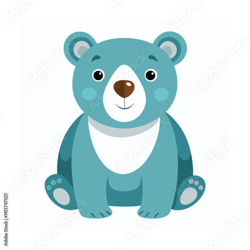 bear for baby white background
