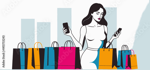 Online_Shopping_Illustration_Woman_with_Smartphones_and_Colorful_Shopping_Bags_Modern_Retail_Concept_Digital_Marketing_and_E_commerce_Design
