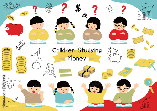 お金について学ぶ子どもたち