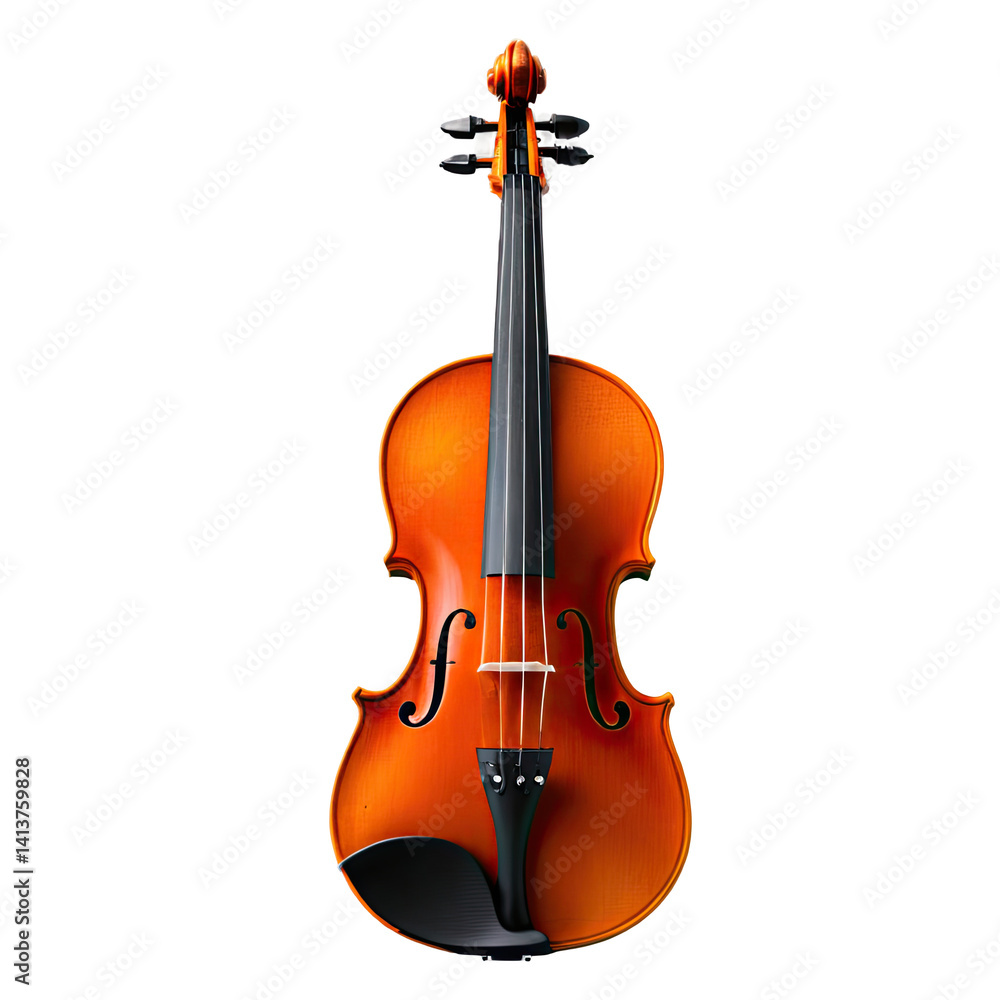 Fototapeta premium Elegant Violin: The Soul of Classical Music
