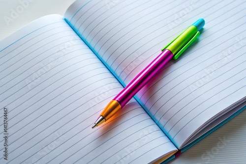 Open Notebook, Pen, Note-Taking, Journaling, Writing Inspiration