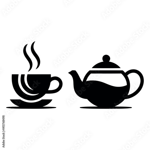 teapot and cup